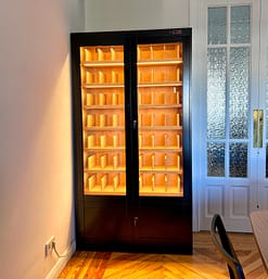 Humidor display case model Aficionado black