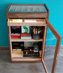 Humidor Estoril model walnut