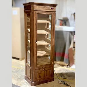 Paris humidor walnut finish
