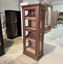 Pegaso humidors with glass sides