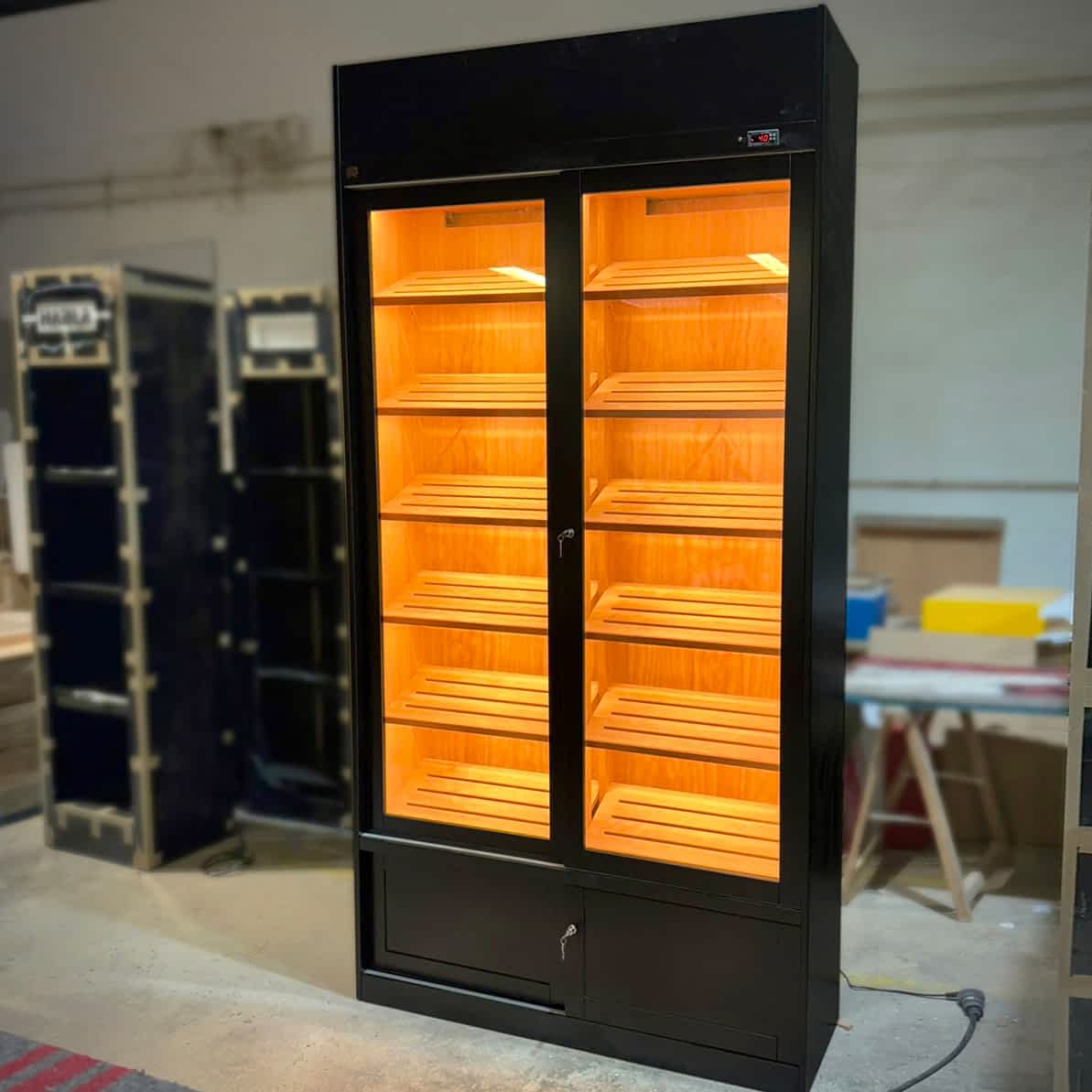 Humidor a medida con copete