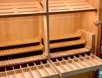 interior de un humidor