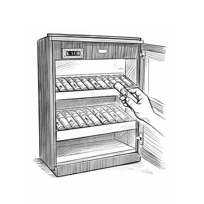 Identificar el problema del moho en el humidor