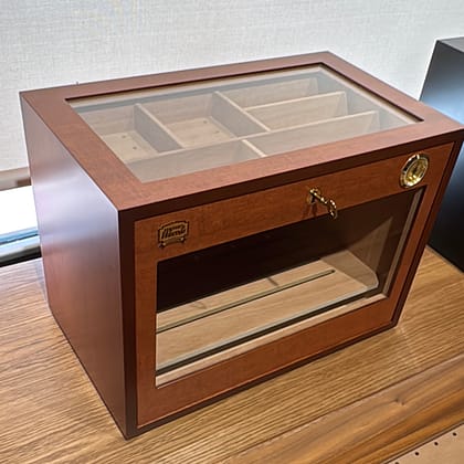 Humidor mediano Presidente cristal