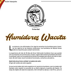 Humidores Wacota en Latino Aficionado
