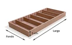 Cedar tray measurements for cigar humidor