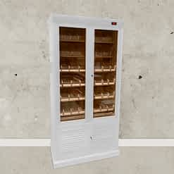Humidor modelo Belgrado acabado lacado blanco