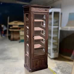 Paris humidor model open showing cedar interior
