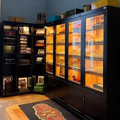 Black custom made humidor