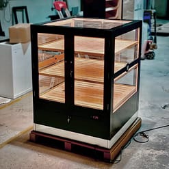 Baviera display humidor in Wacota workshop