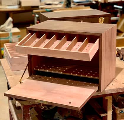 Cedar wood inside