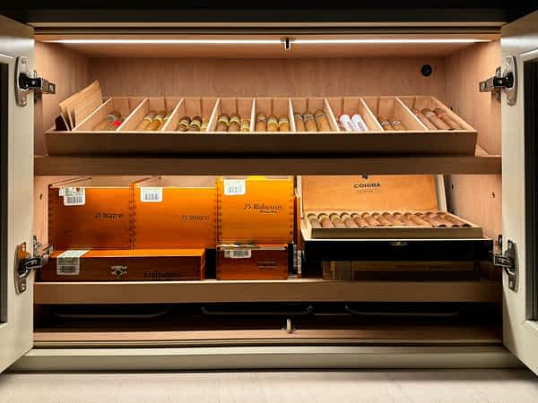 Cedar inside humidor