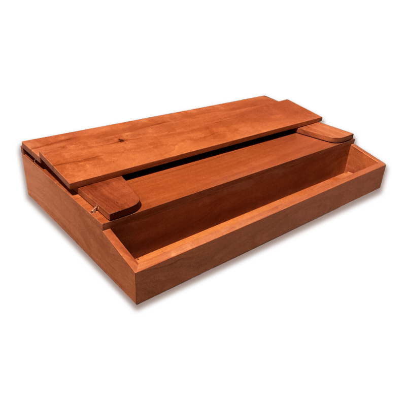 Cigar rolling table closed