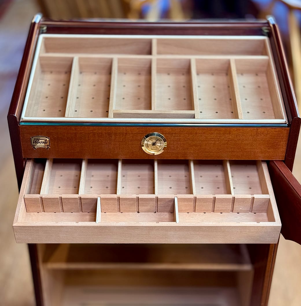 Humidor mediano modelo Caribe abierto