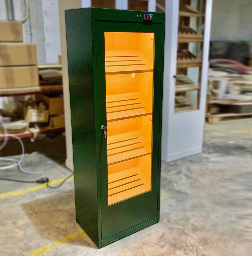 Humidores Imperial lacado verde