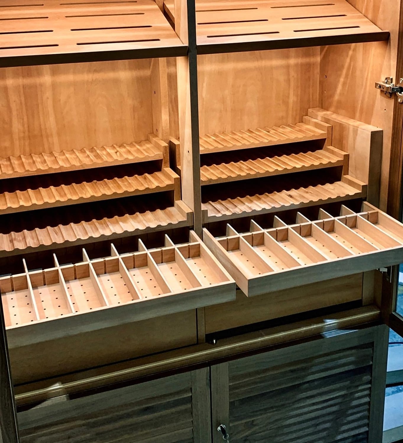 Interior de humidor