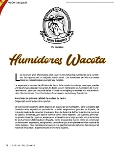 Humidores Wacota en Latino Aficionado