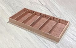 Bandeja de cedro a medida