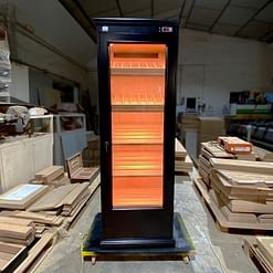 Humidor Ventus lacado negro