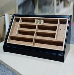 Humidores Palmera lacado negro