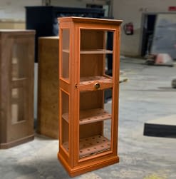 Humidores Pegaso con laterales de cristal cerezo