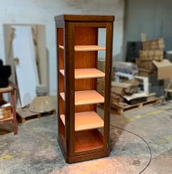 Humidores Dominicana acabado nogal