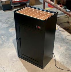 Humidor Estoril ciego lacado negro