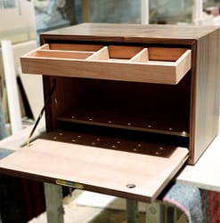 Humidor modelo Presidente abierto