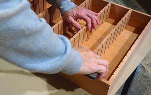 Acabado de las bandejas