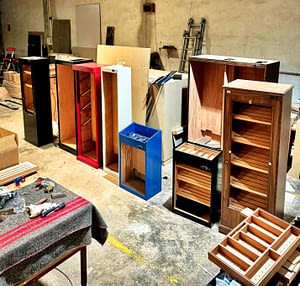 Otros humidores en proceso de trabajo Wacota