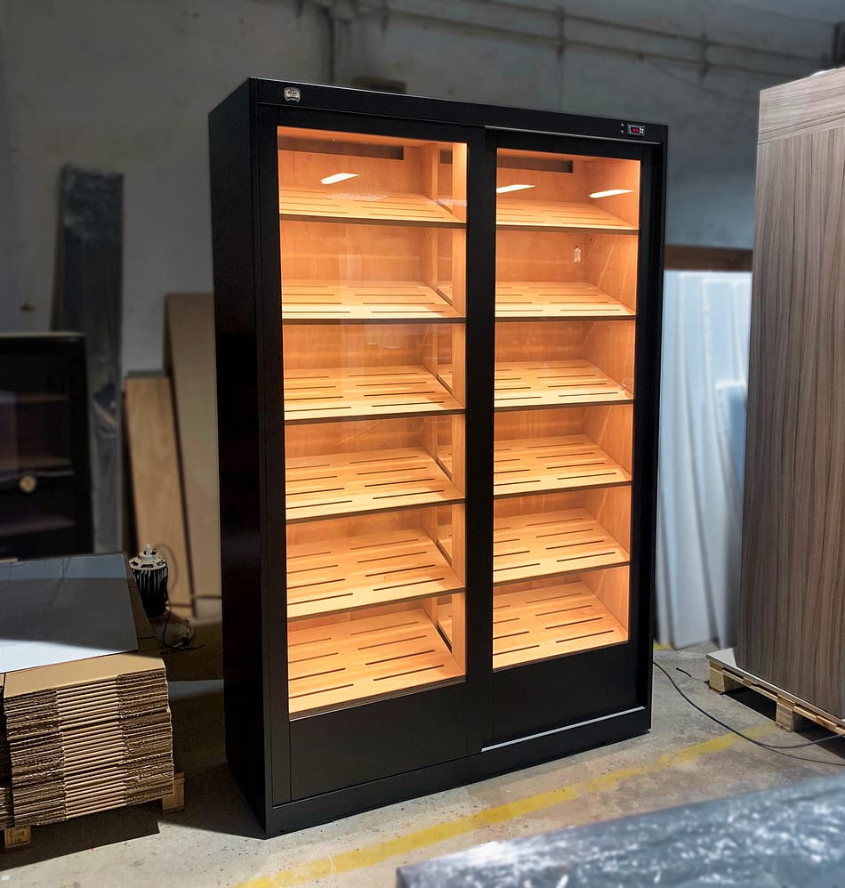 Humidor modelo modular puertas correderas
