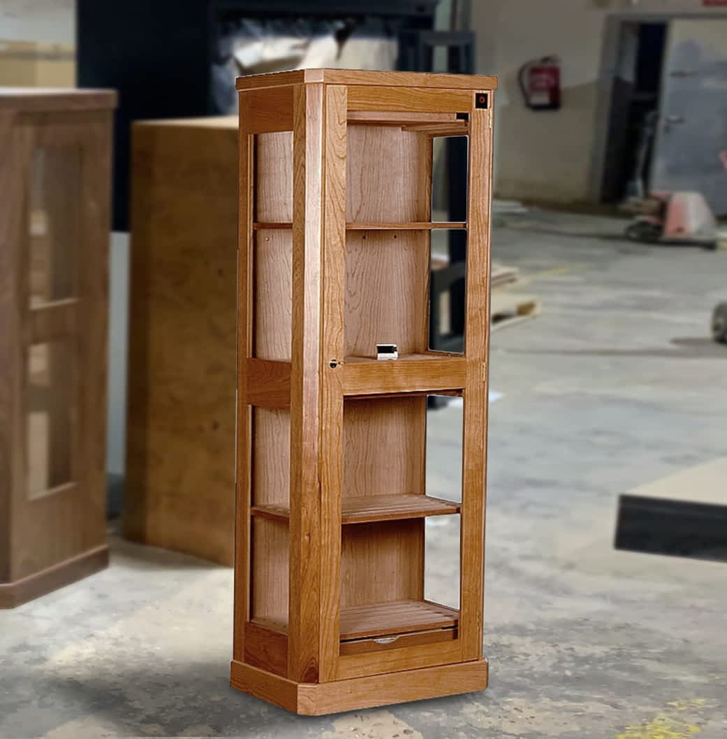 Dominican humidors with cherry wood finish