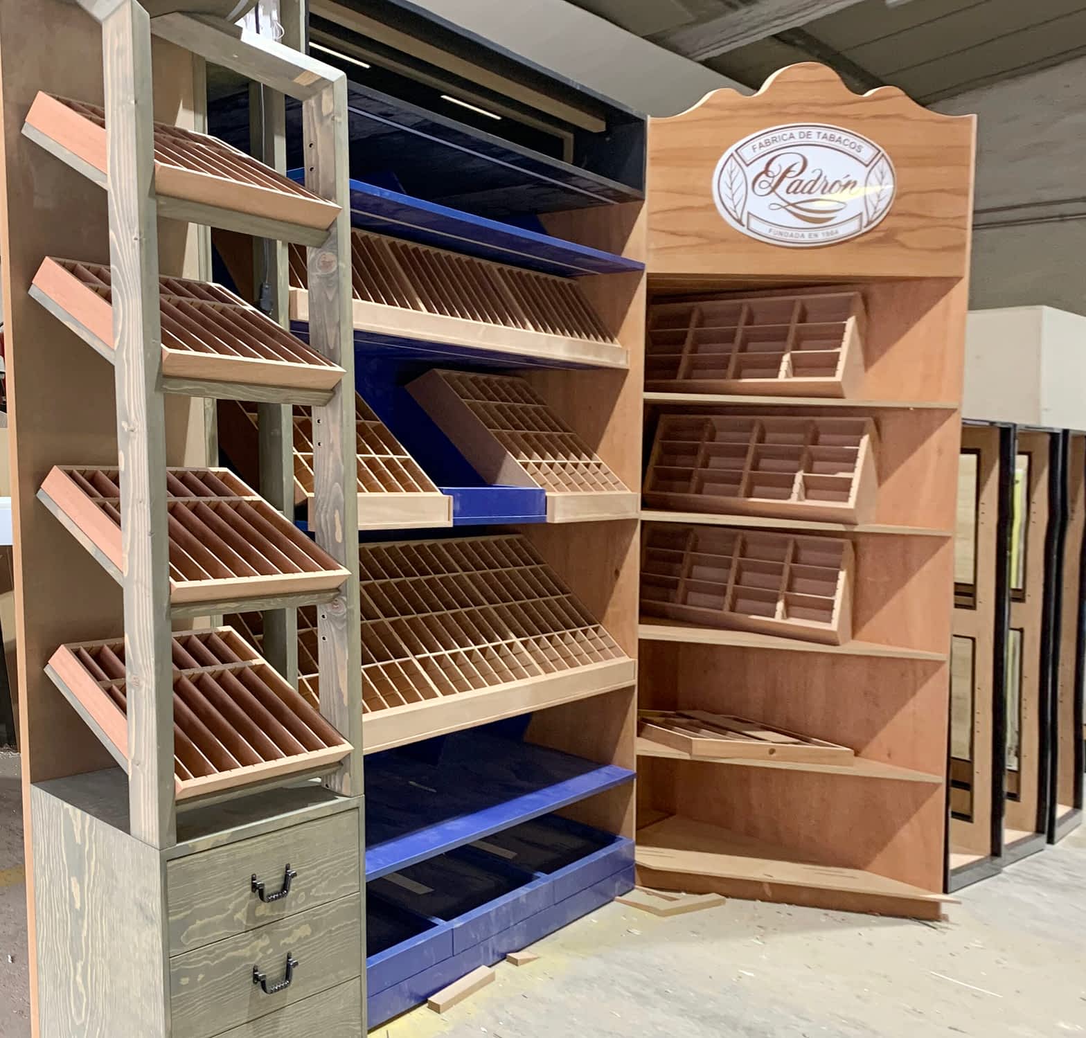 Factory assembly of walk-in humidor