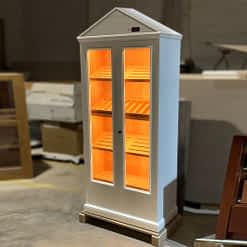 Premium white humidor