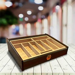 Humidor Vega acabado en nogal