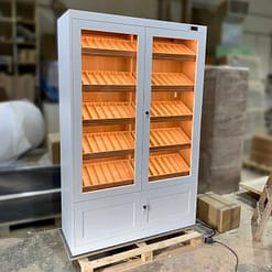 Humidor display case model Aficionado white