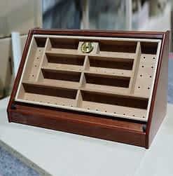 Mahogany stained Palmera humidors