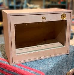 Presidente glass tabletop humidor