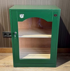 Medium green cabinet humidor model Berlin