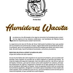 Humidores Wacota en Latino Aficionado