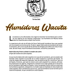 Humidores Wacota en Latino Aficionado
