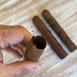 The binder of the cigar