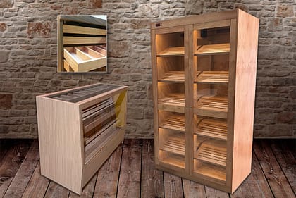 Modelos de humidores de puros para profesionales