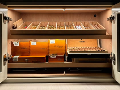 Cedar inside humidor