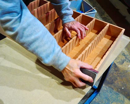 Handmade manufacture Sanding humidor trays