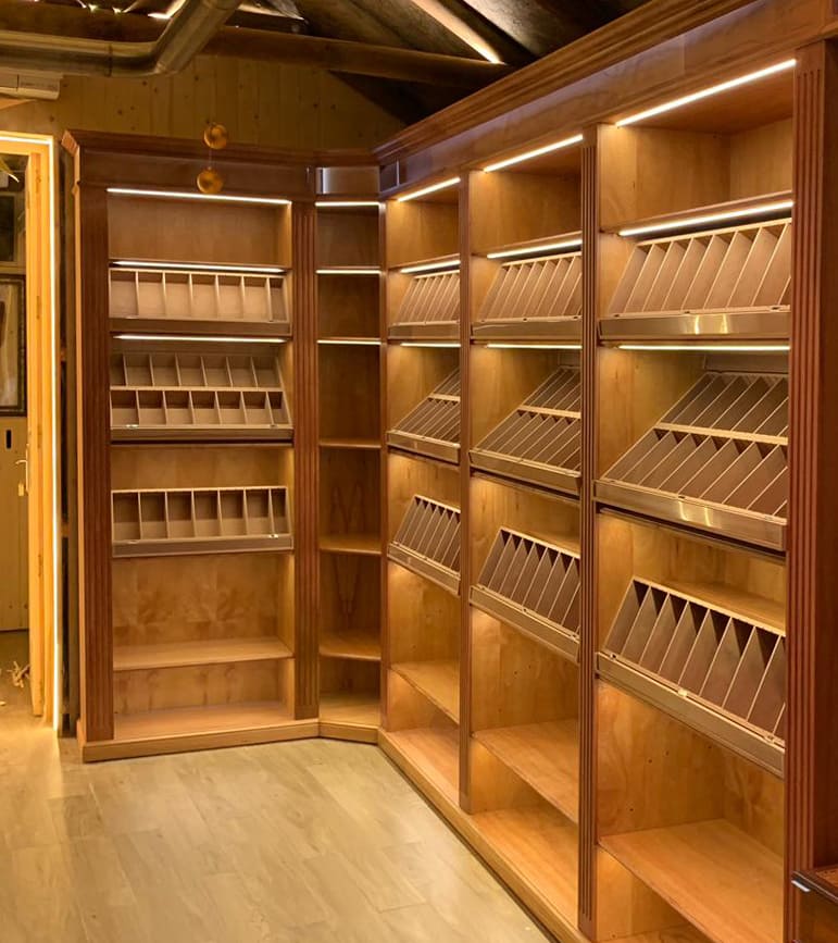 Las cavas de puros permiten conservar los cigarros