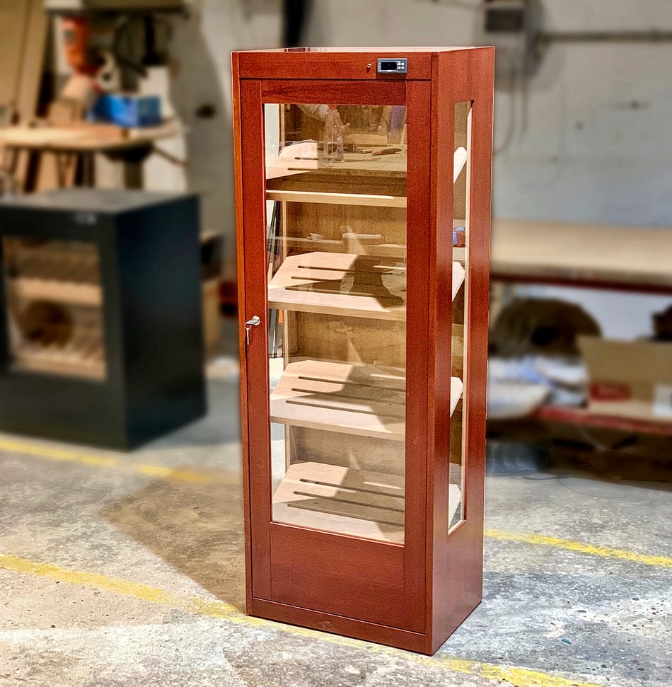 Large Display Humidor Imperial Cristal Model Humidors Wacota